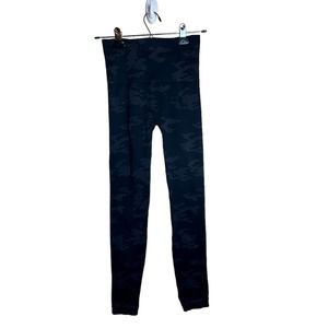 Spanx Look At Me Now Camo Gray Seamless Leggings Womens Size Small